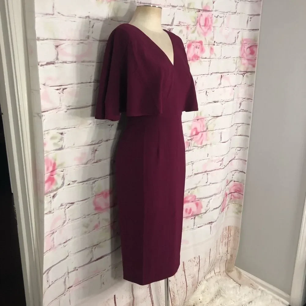 Dress the population Louisa butterfly sleeve dress